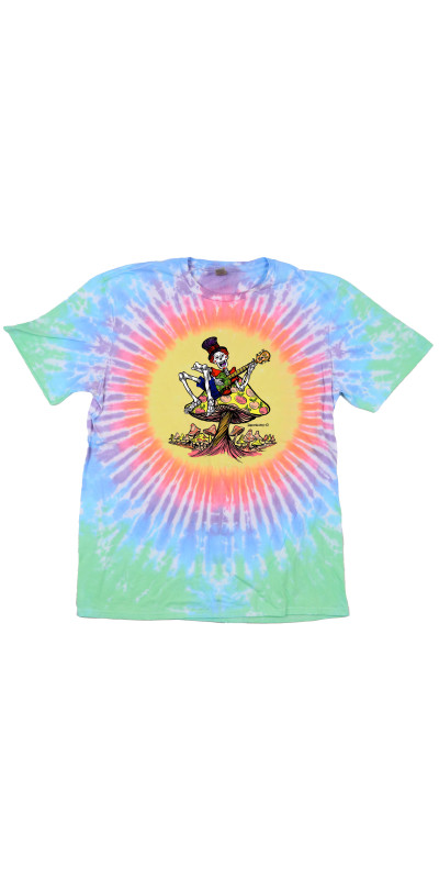 Shroom Guitarist Tie Dyed T-Shirt