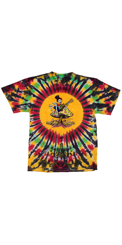 Shroom Guitarist Tie Dyed T-Shirt
