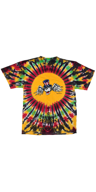 Flying Skull Tie Dyed T-Shirt