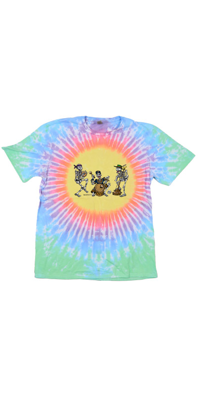 Skeleton Band Tie Dyed T-Shirt