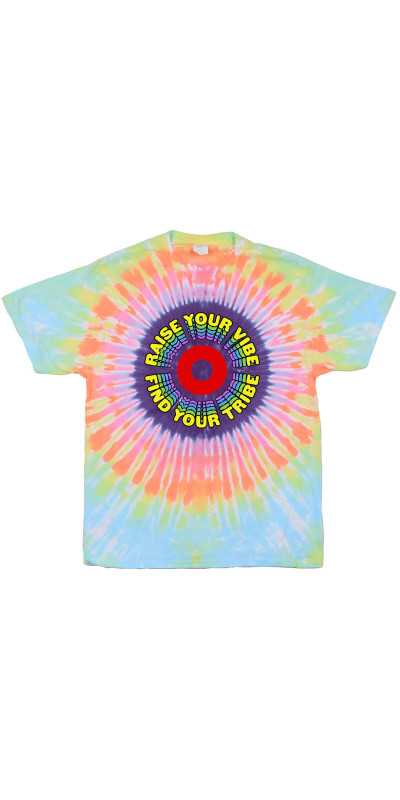 Raise Your Vibe Tie Dyed T-Shirt