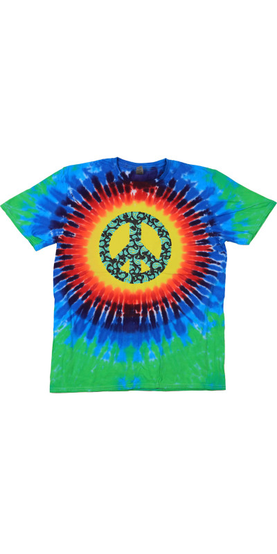 Paisley Peace Tie Dyed T-Shirt