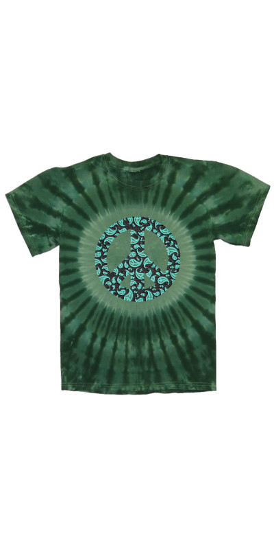 Paisley Peace Tie Dyed T-Shirt