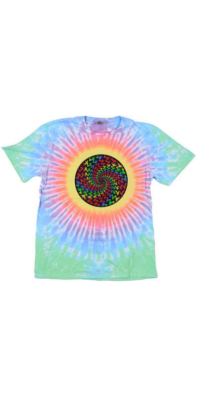 Peace Dove Spiral Tie Dyed T-Shirt