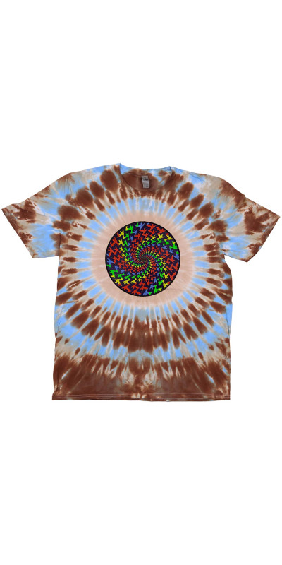 Peace Dove Spiral Tie Dyed T-Shirt