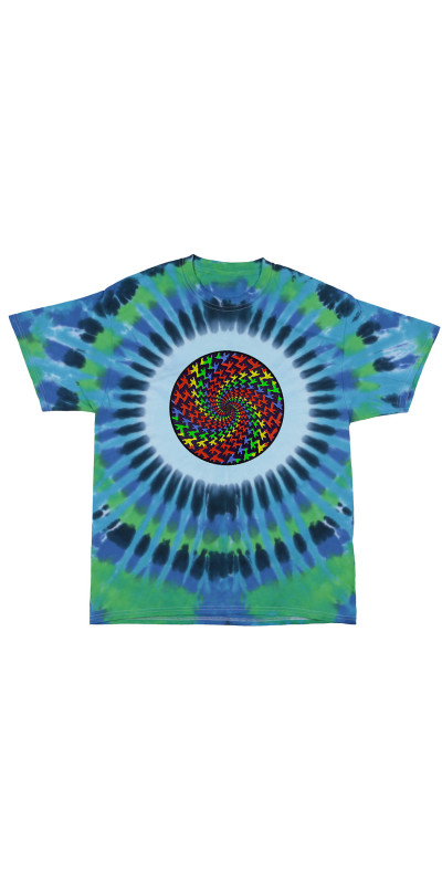 Peace Dove Spiral Tie Dyed T-Shirt
