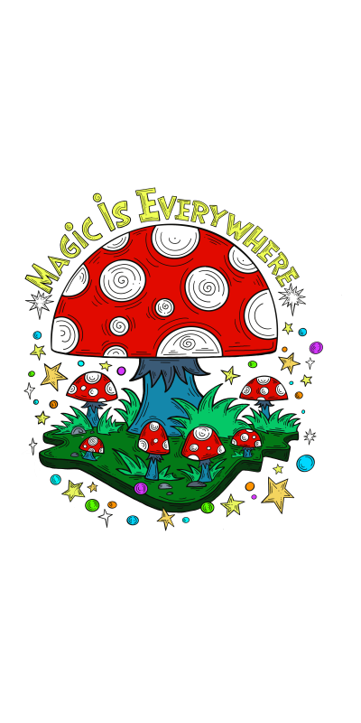 Magic Is Everywhere Tie Dyed T-Shirt