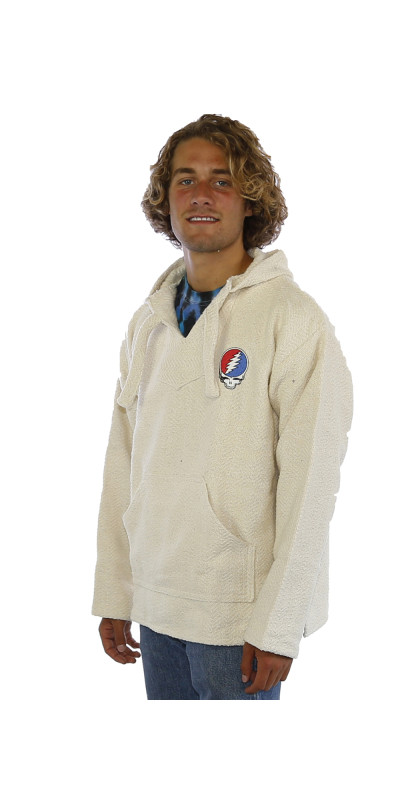 Grateful Dead Baja Pull Over Hoodie Natural SYF