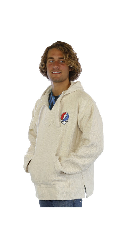 Grateful Dead Baja Pull Over Hoodie Natural SYF