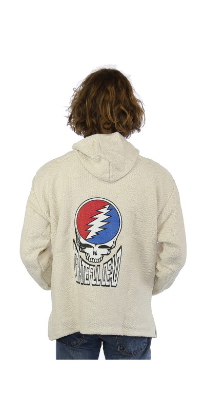 Grateful Dead Baja Pull Over Hoodie Natural SYF