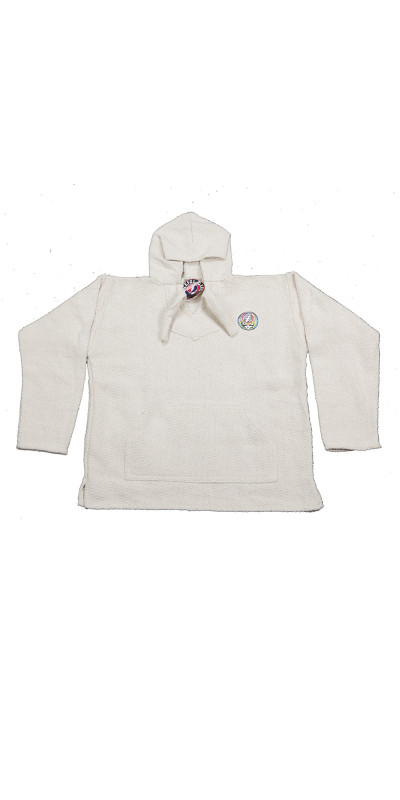 Grateful Dead Baja Pull Over Hoodie Natural Tie Dye SYF