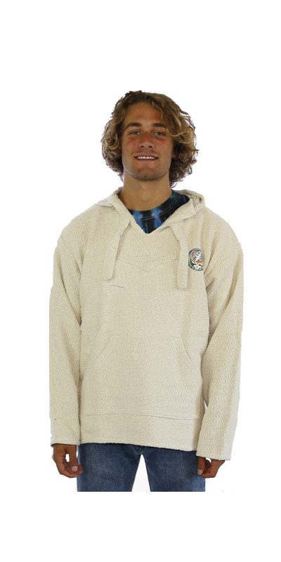 Grateful Dead Baja Pull Over Hoodie Natural Tie Dye SYF