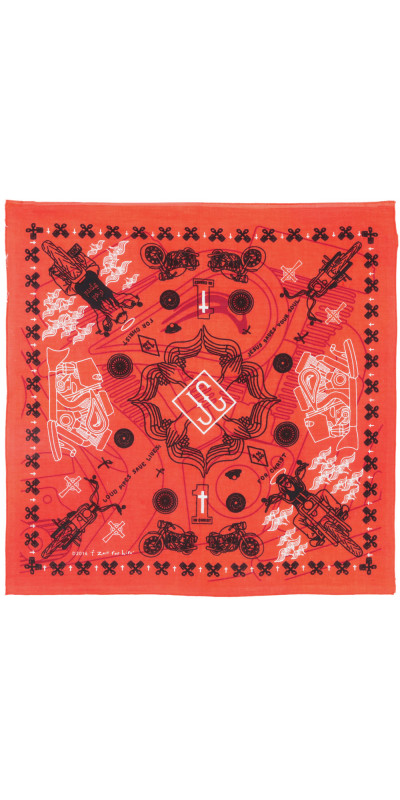 Zest For Life Christian Biker Bandana Orange *CLEARANCE*