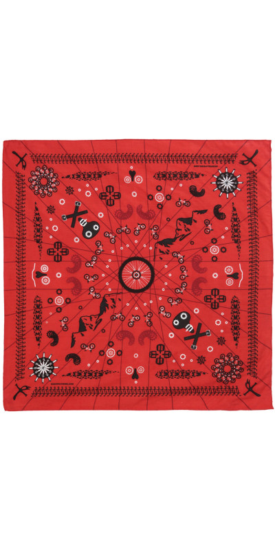 Zest For Life Mountain Bike Bandana Red