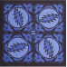 Grateful Dead Spin Your Face SYF Bandana Blue 22x22 