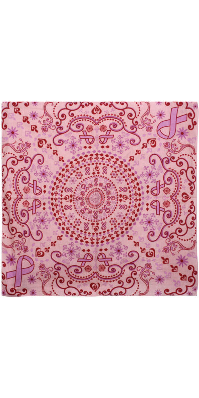 Pink Ribbon Bandana 22x22 *CLEARANCE*