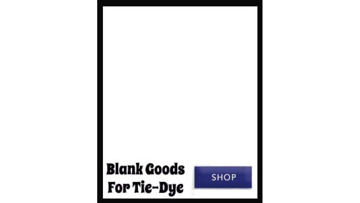 Blank White Goods for Tie-Dye