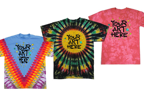 Tie-Dyed T-Shirts: Custom Printed