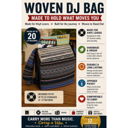 Starter Pack LP Record DJ Bags  12 Pieces