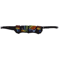 Festival Utility Money Belt Bag Rainbow Ripple