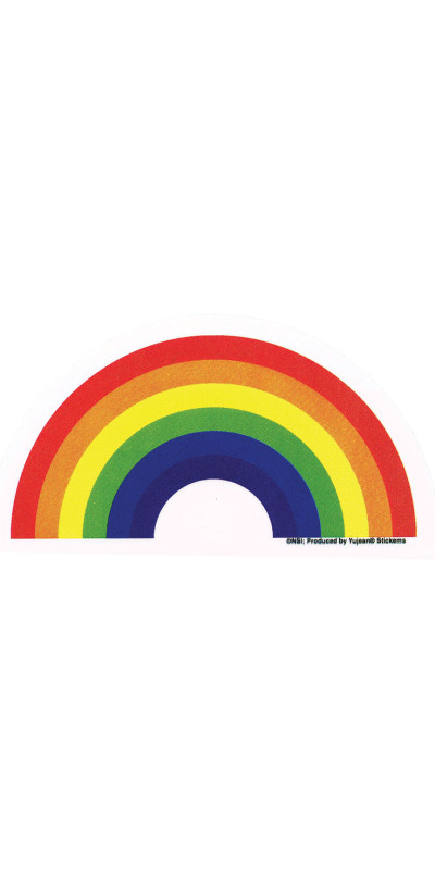 Rainbow Sticker 4.75"