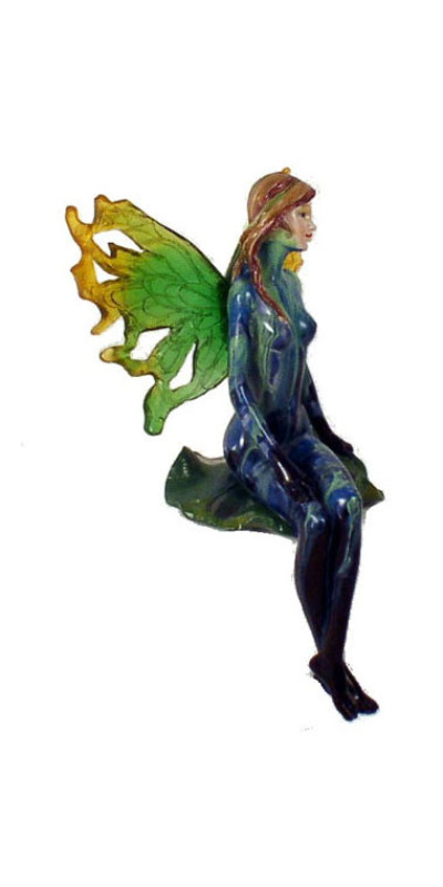 Sitting Painted Lady Winged Fairy Small 30105