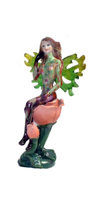 Sitting Painted Lady Winged Fairy Small 30125