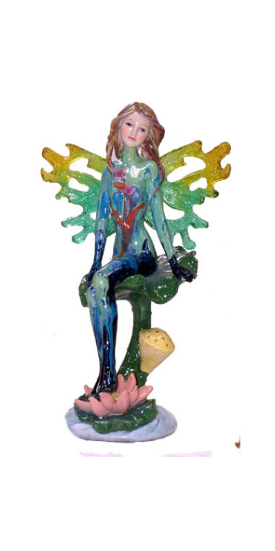 Sitting Painted Lady Winged Fairy Small 30128