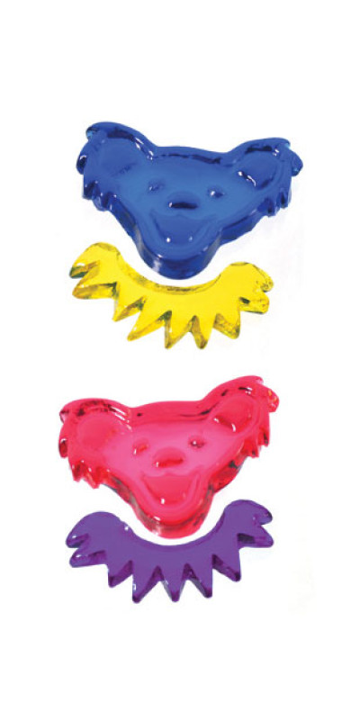 Grateful Dead Bear Head Gels Combo 2 Gels