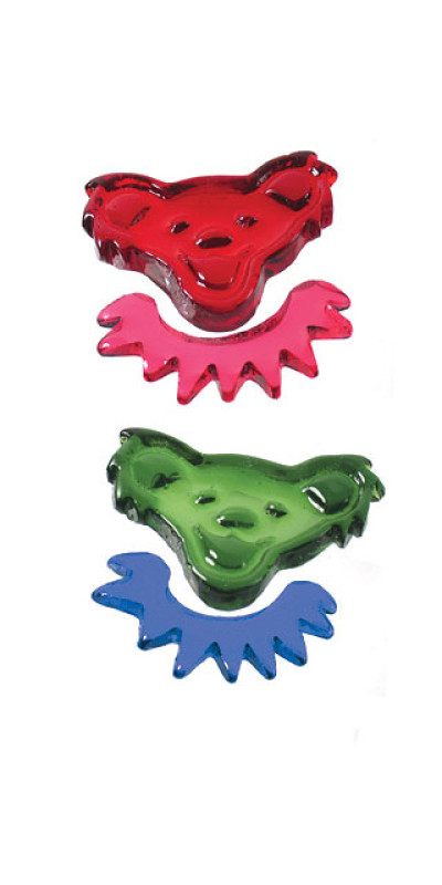 Grateful Dead Bear Head Gels Combo 3 Gels