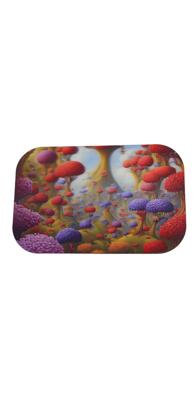Mushroom Land Large 3D Lenticular Magnetic Cover Lid