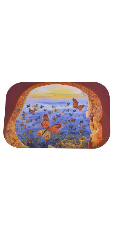 Butterfly Hair Whisperer Large 3D Lenticular Magnetic Cover Lid