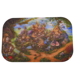 Fungus House Large  3D Lenticular Magnetic Cover Lid
