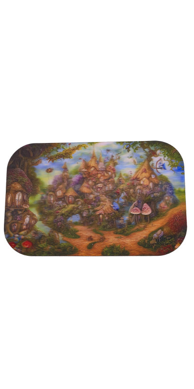 Fungus House Large  3D Lenticular Magnetic Cover Lid