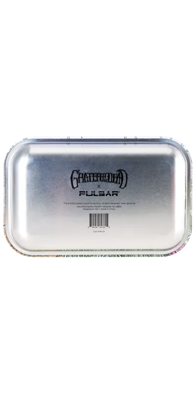 Angel Of Music Grateful Dead Metal Rolling Tray and Lid Combo 11x7"