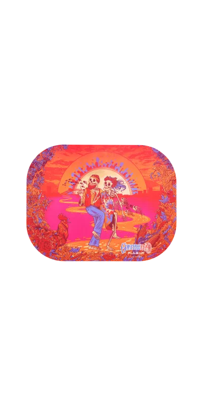 Sunset Dance Grateful Dead Small Metal Rolling Tray and Lid Combo 7x5.5"