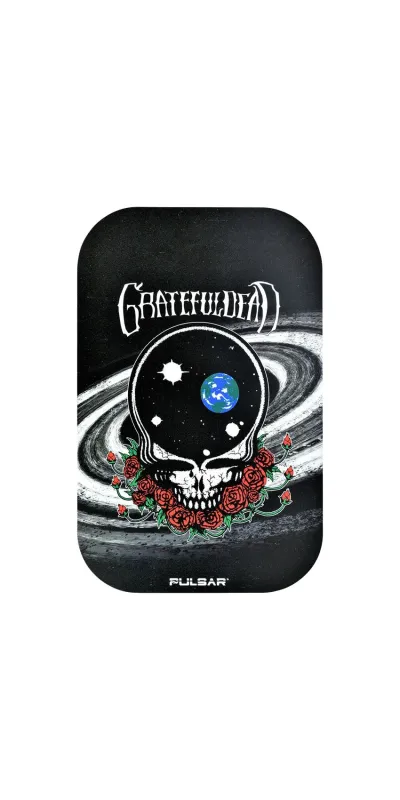 Space Your Face Grateful Dead Metal Rolling Tray and Lid Combo 11x7"
