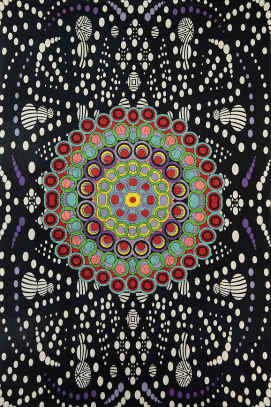 3D Hypno Moons Tapestry 60x90 - Art by G. Scott B. 