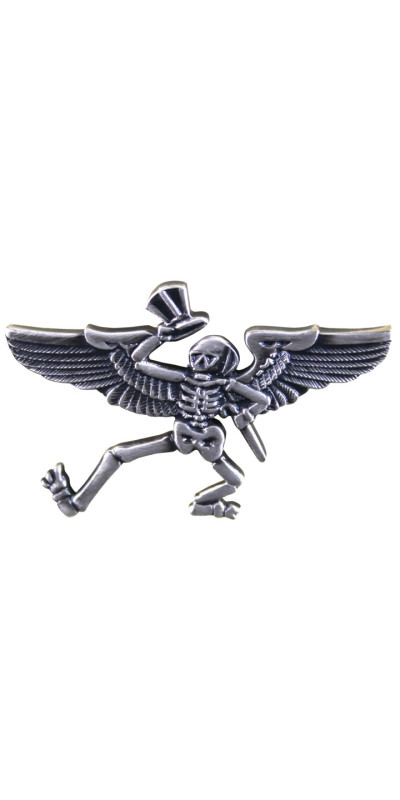 Grateful Dead Dancing Skeleton Pilot Pin Rockwings