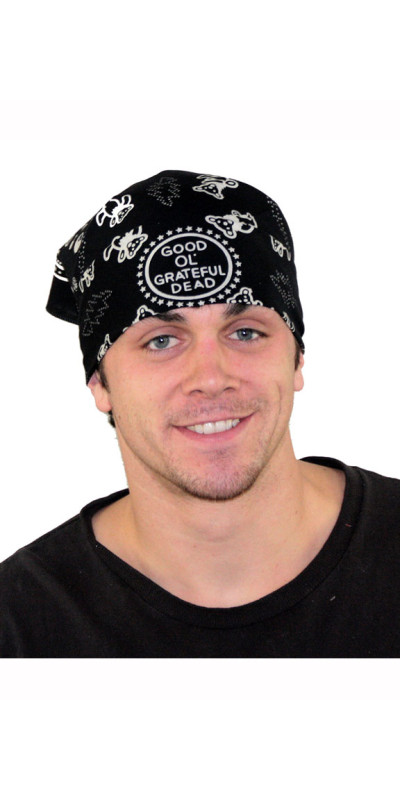 Good Ol' Grateful Dead Bandana Black 22x22