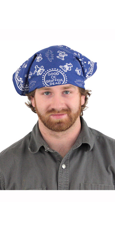 Good Ol' Grateful Dead Bandana Blue 22x22