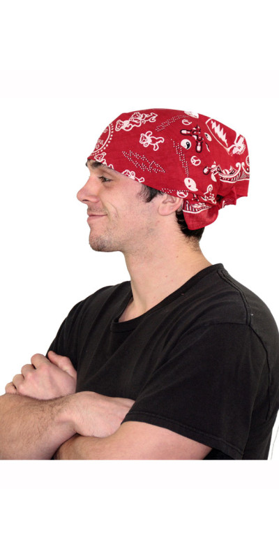 Good Ol' Grateful Dead Bandana Red 22x22