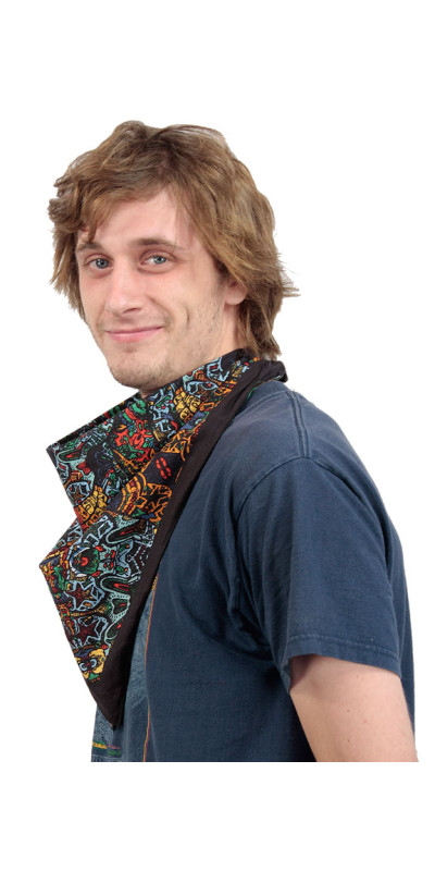 3D Skull Bandana Black 22x22 *SALE*