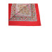 Red Paisley Sheer Cotton Scarf 39x40