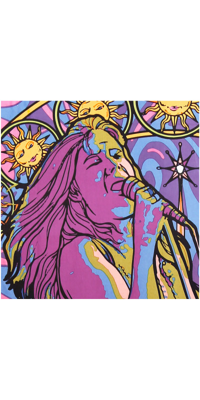 Janis Joplin Tapestry Art by Shannon Hurst *SALE*