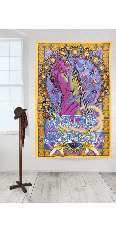 Janis Joplin Tapestry Art by Shannon Hurst *SALE*