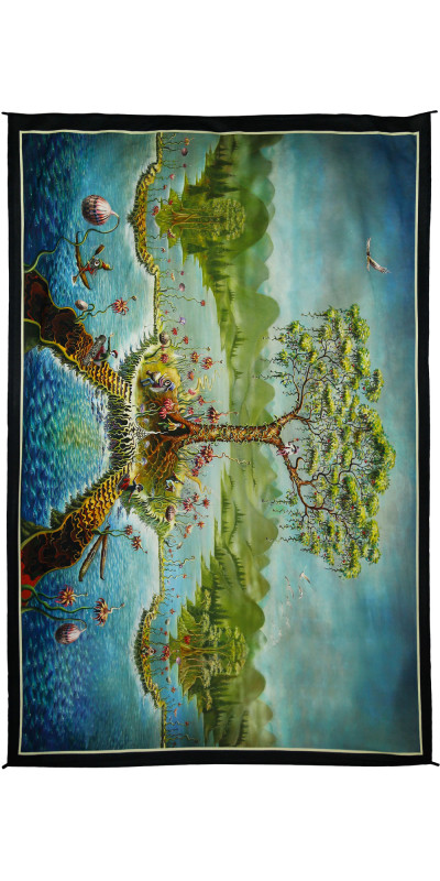 Mike Dubois Eyeland Heady Art Print Tapestry 53x85