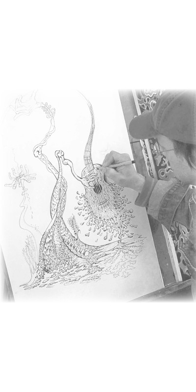 Mike DuBois Psychedelic Coloring Book