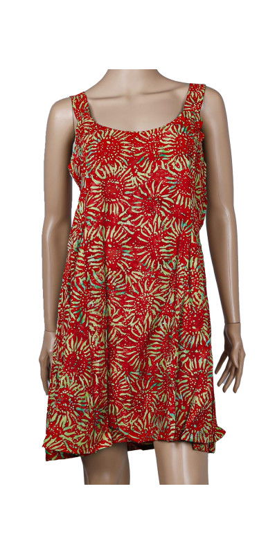 Red Sunflower Hary Dary Short Strap Dress