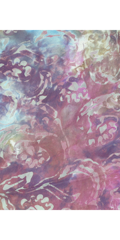 Pink and Blue Tie-Dye Hary Dary Long Strap Dress